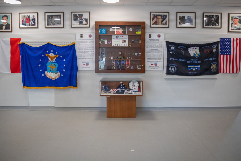 Oleszno cultural center dedicated to Staff Sgt. Michael Ollis, honoring U.S.-Poland bond
