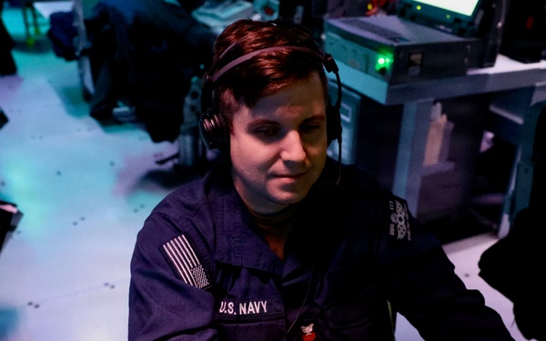 John Finn Stands Watch