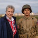 Chloe Gavin and Gavin Ryan Keereweer at the LT John S Thompson Bridge Ceremony, Operation Market Garden Commemorations 2026