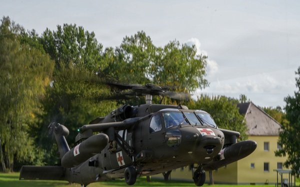 Vilseck Health Clinic casualty evacuation