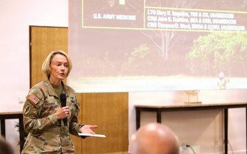 Army Surgeon General Conducts Leadership Professional Development Session in Germany