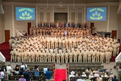 Chief Pinning Ceremony at NSA Mid-South