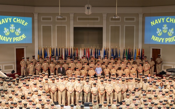 Chief Pinning Ceremony at NSA Mid-South