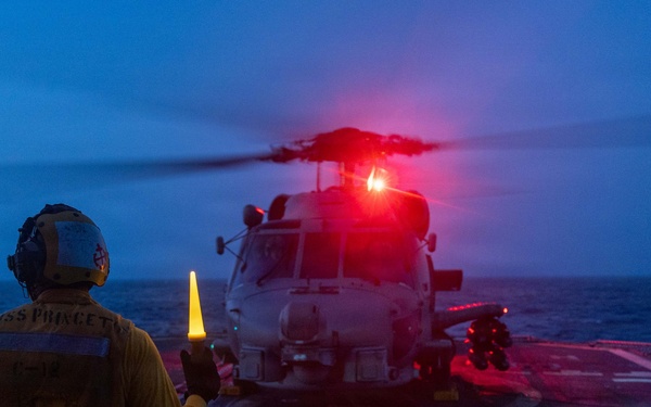 USS Princeton Conducts Flight Operations