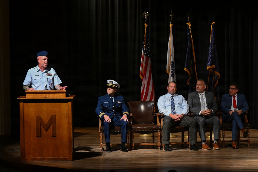Coast Guard holds CGJROTC unit establishment ceremony at Marshfield High School in Coos Bay