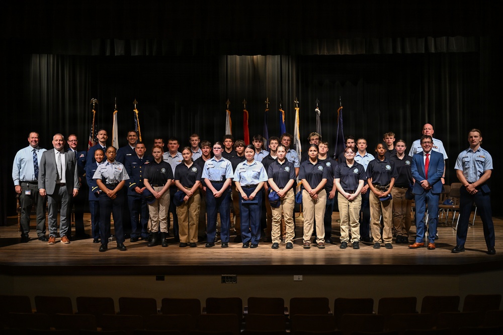 Coast Guard holds CGJROTC unit establishment ceremony at Marshfield High School in Coos Bay