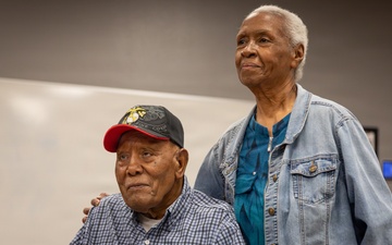 Montford Point Marine Retired Adrian Doucette Celebrates his 100th Birthday