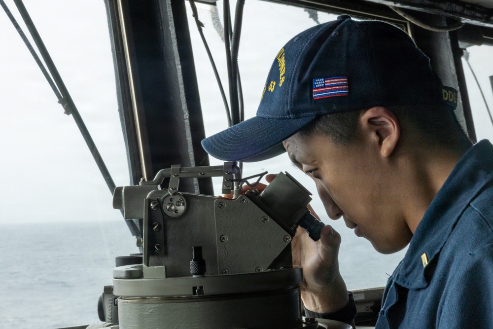 John Paul Jones Sailor Stands Watch