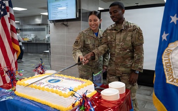 JBA hosts cake cutting for AF's 79th Birthday