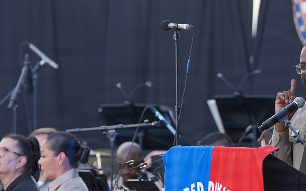 1st Armored Division Band performs at WE THE PEOPLE concert