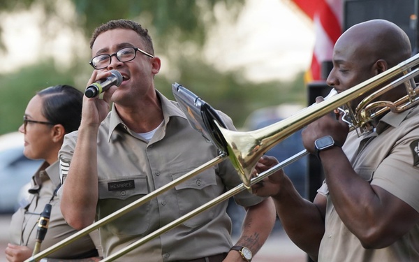 1st Armored Division Band performs at WE THE PEOPLE concert