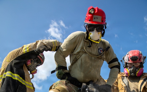 Florida CERFP Conducts Joint Training Exercise with 911th TREC during Operation Atlantic Guardian