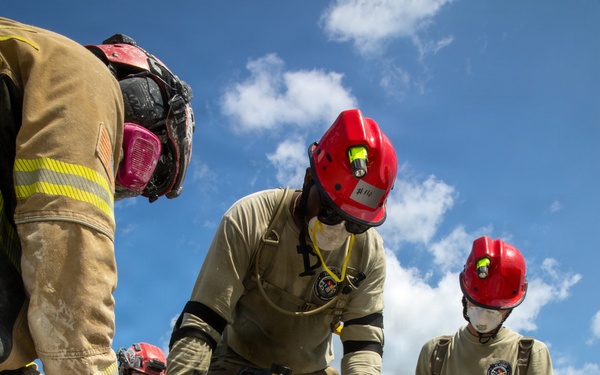 Florida CERFP Conducts Joint Training Exercise with 911th TREC during Operation Atlantic Guardian
