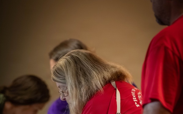 Gold Star Families Arrive at Camp Dawson
