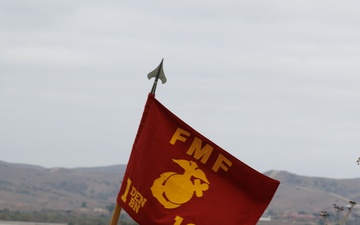 Sailors with 1st Dental Battalion conduct 5k hike