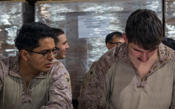 11th MEU Marines Set Up A Radar