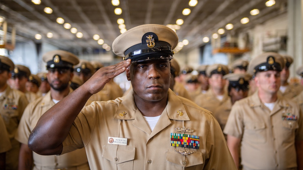 CVN71 FY27 Chief Pinning Ceremony