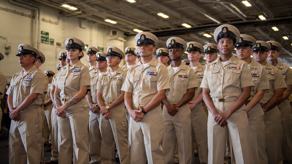 CVN71 FY27 Chief Pinning Ceremony
