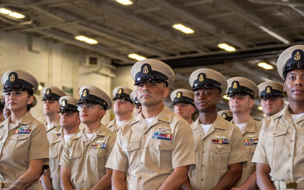 CVN71 FY27 Chief Pinning Ceremony