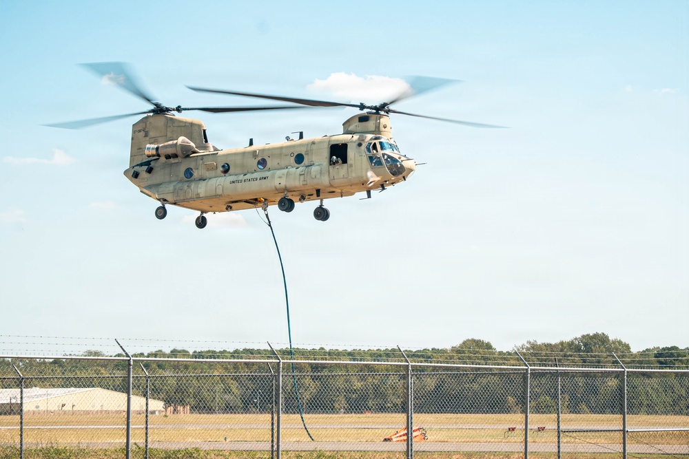 Mississippi National Guard helps fight Arkansas wildfire