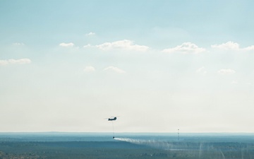 Mississippi National Guard helps fight Arkansas wildfire