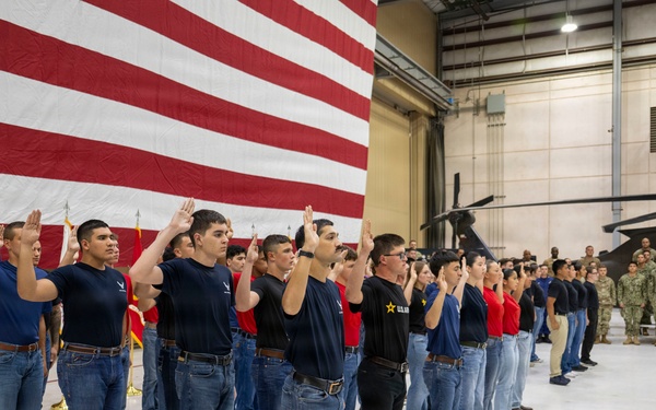 SW Hosts Oath of Enlistment - Austin
