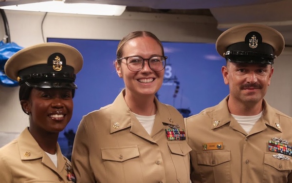 USS Donald Cook Chief Pinning Ceremony