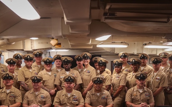 USS Donald Cook Chief Pinning Ceremony