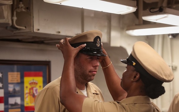 USS Donald Cook Chief Pinning Ceremony