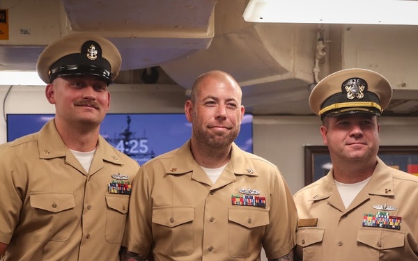 USS Donald Cook Chief Pinning Ceremony