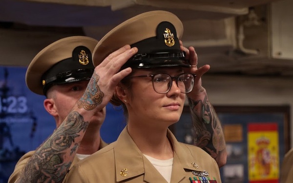 USS Donald Cook Chief Pinning Ceremony
