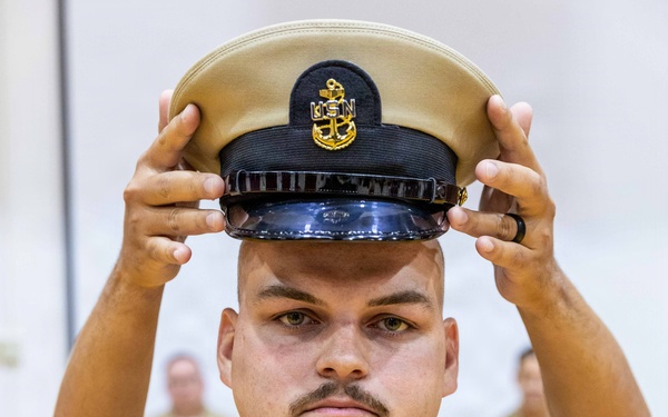 Commander, Submarine Group 7 and Navy Data Command Yokosuka Conduct Chief Petty Officer Pinning Ceremony