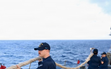 John Finn Conducts A Sea-And-Anchor Detail