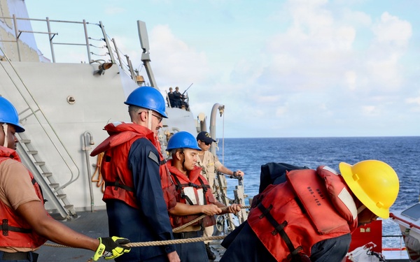 John Finn Conducts A Sea-And-Anchor Detail