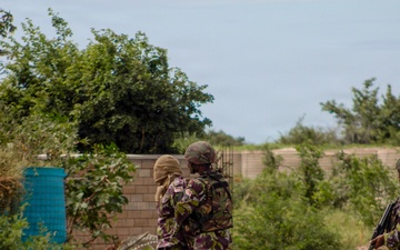 Kenyan, U.S. Forces conduct first combined base defense exercise at Manda Bay