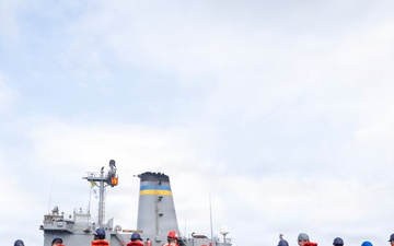 Delbert D. Black Conducts Replenishment-at-Sea with USNS John Lenthall