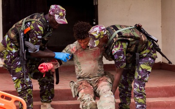 Kenyan, U.S. Forces conduct first combined base defense exercise at Manda Bay