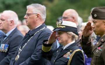 Attendees Render Honors at the Operation Market Garden Commemoration Jonkerbos Ceremony 2026