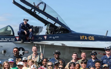 From the Classroom to the Cockpit: Aviators Bring STEM to Virginia Beach Students Ahead of Oceana Air Show