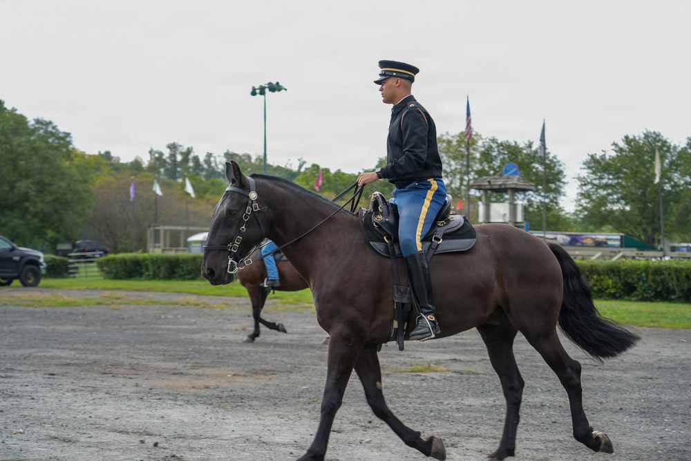 Military Mounted Battalion Supports Cloverleaf Polo Match 
