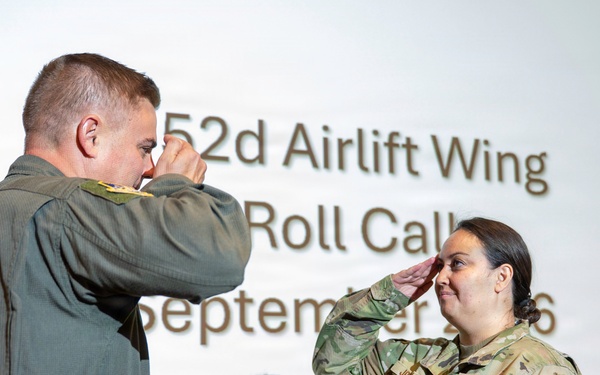 152 AW Roll Call - Presentation of Awards