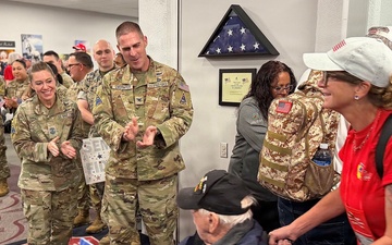 Team V welcomes home Honor Flight veterans