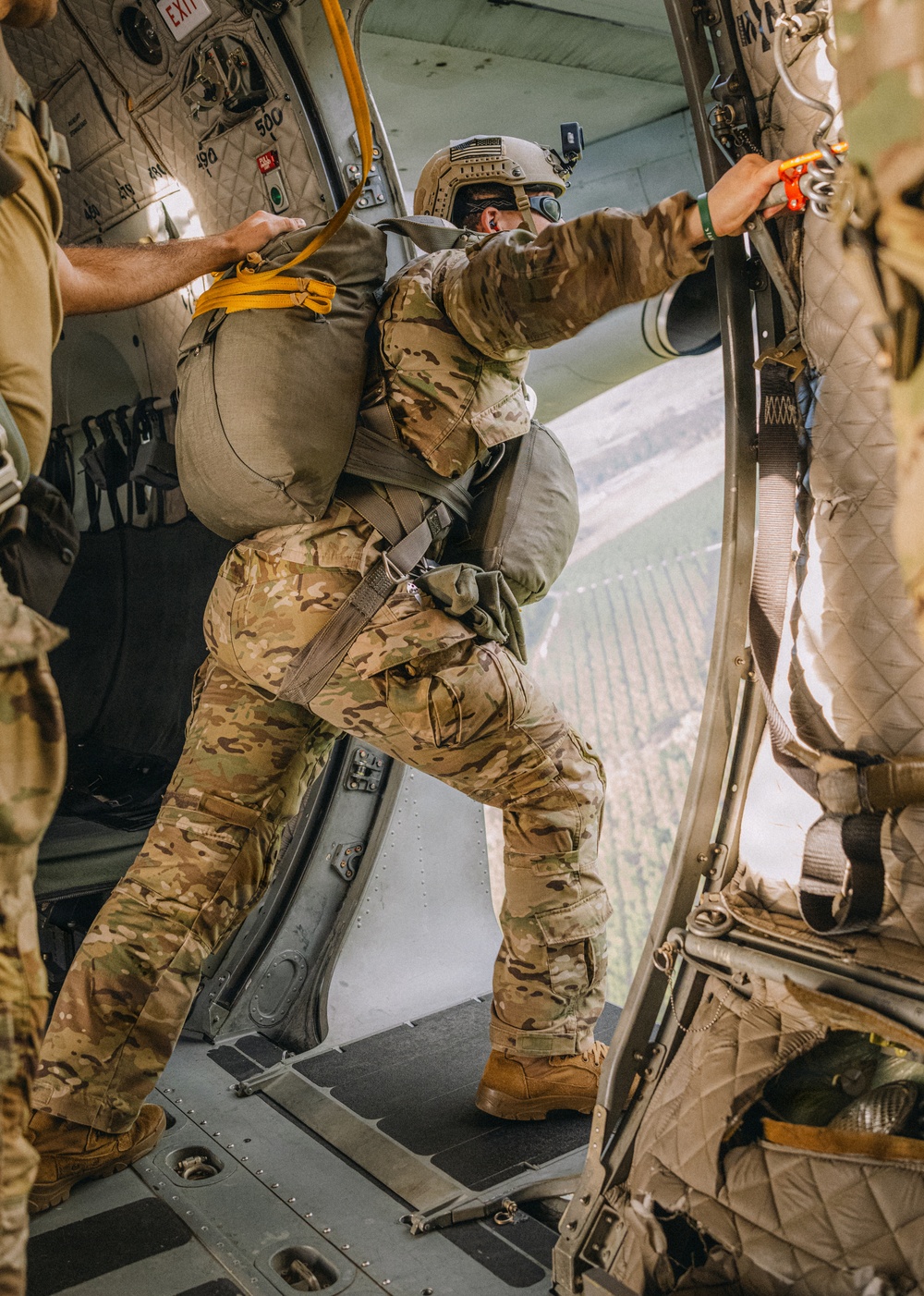 Out of the Helo-Into the Water