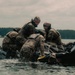 Out of the Helo-Into the Water