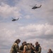 Out of the Helo-Into the Water