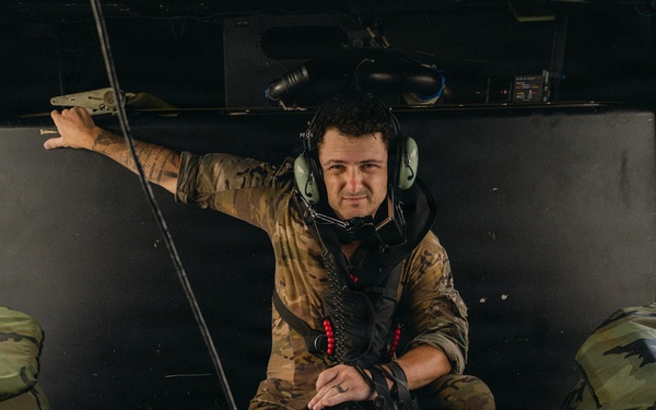 Out of the Helo-Into the Water