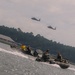Out of the Helo-Into the Water