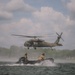 Out of the Helo-Into the Water