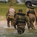 Out of the Helo-Into the Water
