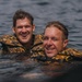 Out of the Helo-Into the Water